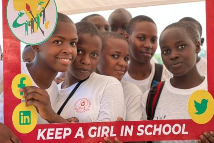 Afro-Arab Youth Council in partnership with UNSA launched the keep a girl child in school Campaign.